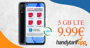 Huawei P40 lite mit 5 GB LTE nur 9,99€ monatlich