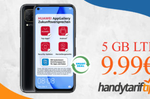 Huawei P40 lite mit 5 GB LTE nur 9,99€ monatlich