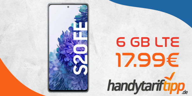 Samsung Galaxy S20 FE mit 6 GB LTE im Vodafone Netz nur 17,99€ monatlich