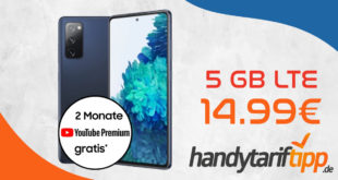 Samsung Galaxy S20 FE für 149€ Zuzahlung mit Otelo Allnet Flat Go (5 GB LTE) für nur 14,99€ monatlich