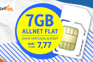 7 GB Allnet Flat für nur 7,77 EURMonat