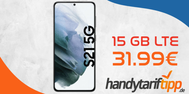 Samsung Galaxy S21 5G mit 15 GB LTE im Vodafone Netz nur 31,99€ monatlich