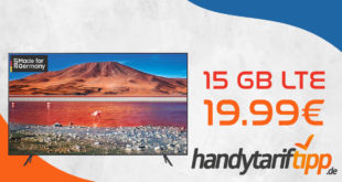 Samsung GU58TU7199U Smart TV (58 Zoll) für 149,95€ Zuzahlung mit otelo Allnet-Flat Classic (15 GB LTE) für 19,99€ monatlich