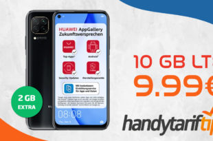 Huawei P40 Lite mit 10 GB LTE nur 9,99€ monatlich - nur 25 Euro Zuzahlung und kein Anschlusspreis