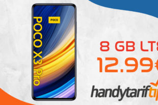 Xiaomi POCO X3 Pro 256GB mit 8 GB LTE nur 12,99€ monatlich - einmalige Zuzahlung nur 69 Euro