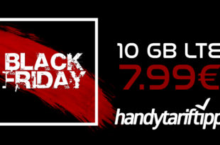 Black Week Wahnsinn - 10 GB LTE für 7,99€ - Ohne Vertragslaufzeit