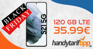 Samsung Galaxy S21 5G & 100€ Wechselbonus mit 120 GB LTE nur 35,99€ monatlich - nur 59 Euro Zuzahlung