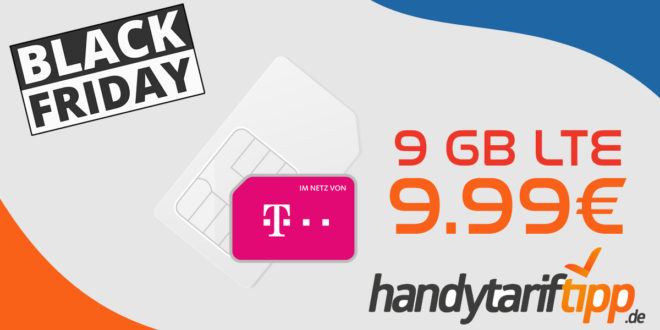 Telekom Black Week Angebot bei mobilcom-debitel - 9 GB LTE nur 9,99€ monatlich