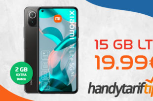 Xiaomi 11 lite 5G NE mit 15 GB LTE nur 19,99€ monatlich