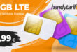 Ohne Vertragslaufzeit - 2 GB LTE & Allnet Flat nur 3,99€ monatlich