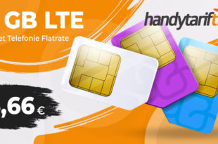 Ohne Vertragslaufzeit - 6 GB LTE Allnet Flat nur 6,66 Euro monatlich