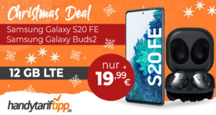 Samsung Galaxy S20 FE & SAMSUNG Galaxy Buds2 mit 12 GB LTE nur 19,99€ monatlich