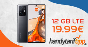 Xiaomi 11T Pro 5G - 256 GB - mit 12 GB LTE nur 19,99€ monatlich - nur 99 Euro Zuzahlung