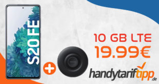 Samsung Galaxy S20 FE & Samsung Wireless Charger Pad mit 10 GB LTE nur 19,99€ monatlich