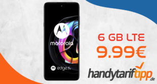 Motorola Edge 20 Lite 5G mit 6 GB LTE nur 9,99€ monatlich