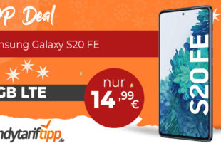 Samsung Galaxy S20 FE mit 6 GB LTE nur 14,99€ monatlich