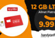 12 GB LTE & 60 Freiminuten EU, Türkei & Schweiz effektiv nur 9,99€ monatlich.