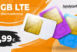 8 GB LTE-Internet-Flatrate im Vodafone Netz & 50€ Wechselbonus nur 7,99€ monatlich