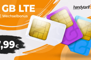 8 GB LTE-Internet-Flatrate im Vodafone Netz & 50€ Wechselbonus nur 7,99€ monatlich