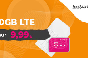 Telekom Datentarif - 10GB LTE nur 9,99€ monatlich & 80€ Geschenk-Coupon