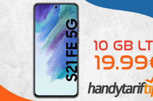 Samsung Galaxy S21 FE 5G mit 10GB LTE im Telekom Netz nur 19,99€ monatlich - nur 49 Euro Zuzahlung
