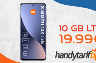 Xiaomi 12X -256GB- mit 10GB LTE nur 19,99€ monatlich - nur 29 Euro Zuzahlung