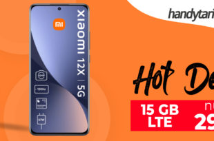 Xiaomi 12X & 50€ Wechselbonus mit 15GB LTE nur 29,99€ monatlich