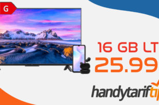 HOT DEAL! Xiaomi Mi TV P1 50 Zoll TV & Redmi 9A & Earbuds Basic 2 mit 16GB LTE nur 25,99€ monatlich - nur 49 Euro Zuzahlung und kein Anschlusspreis