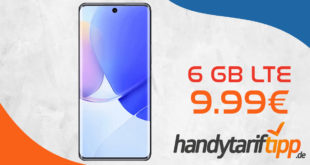Huawei nova 9 mit 6 GB LTE nur 9,99€ monatlich - nur 1 Euro Zuzahlung