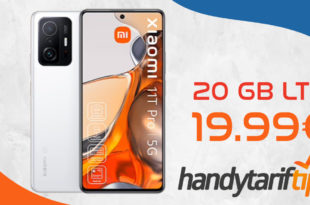 Xiaomi 11T Pro 5G 256 GB mit 20GB LTE nur 19,99€ monatlich - nur 49 Euro Zuzahlung