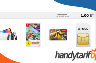 Nintendo Switch OLED Weiss & Nintendo Switch Game Paper Mario Origami King & Nintendo 50 Euro eShop Gutschein mit 20GB LTE für nur 19,99 Euro monatlich