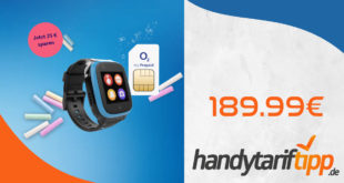 Xplora X5 Play LTE Kidswatch + O2 my Prepaid Smartphone Jahrespaket für einmalig 189,99 Euro