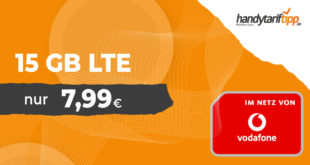 15 GB LTE Allnet Flat nur 7,99 Euro monatlich