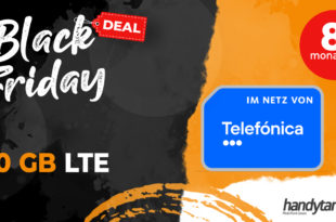Black Friday Deal - monatlich kündbar - 20GB LTE nur 8,99 Euro und 30GB LTE nur 12,99 Euro monatlich - nur für kurze Zeit!