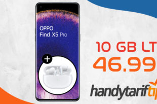OPPO Find X5 Pro & OPPO Enco X mit 10GB LTE nur 46,99 Euro monatlich