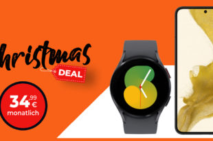 Samsung Galaxy S22 5G & Samsung Galaxy Watch 5 & 50€ Wechselbonus mit 20GB LTE nur 34,99 Euro monatlich