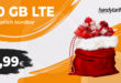 Santa-Deal - Monatlich kündbar - 20GB LTE nur 9,99 Euro monatlich