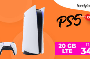 Sony PlayStation 5 Disc Edition & 50€ Wechselbonus mit 20GB LTE für 34,99 Euro monatlich