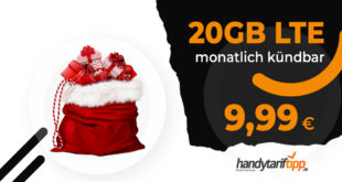 WICHTELTAG-AKTION - 20GB LTE - monatlich kündbar - nur 9,99 Euro monatlich