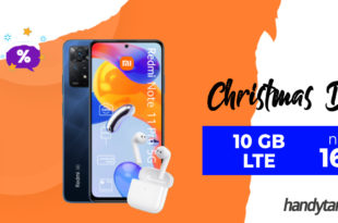 Xiaomi Redmi Note 11 Pro 5G & Redmi Buds 3 mit 10 GB LTE nur 16,99 Euro monatlich – nur 1 Euro Zuzahlung und kein Anschlusspreis