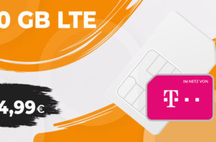 20 GB LTE Telekom Allnet Flat für nur 14,99 Euro monatlich