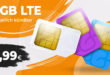 Monatlich kündbar - 7GB LTE nur 5,99€ - 16GB LTE nur 9,99€ und 22GB LTE nur 11,99€ monatlich