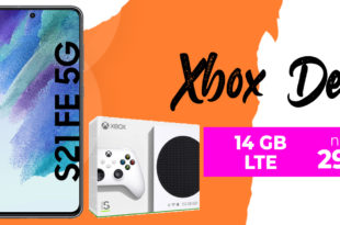 Samsung Galaxy S21 FE 5G & Microsoft Xbox Series S für einmalig 49 Euro mit 50€ Wechselbonus und 14GB LTE nur 29,99 Euro monatlich