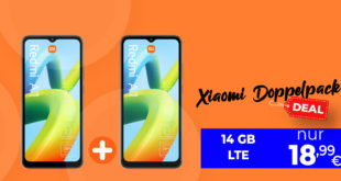 Xiaomi Redmi A1 & Xiaomi Redmi A1 mit 30€ Wechselbonus und 14GB LTE für 18,99 Euro monatlich