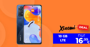Xiaomi Redmi Note 11 Pro 5G mit 10 GB LTE nur 16,99 Euro - nur 1 Euro Zuzahlung und kein Anschlusspreis