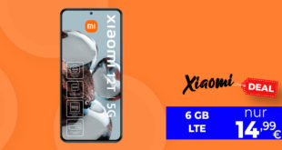Xiaomi 12T für einmalig 33 Euro mit 6GB LTE nur 14,99 Euro monatlich