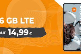 Xiaomi 12T für einmalig 79 Euro mit 6GB LTE nur 14,99 Euro monatlich