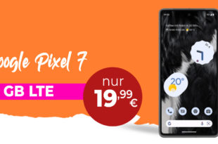 Google Pixel 7 für einmalig 29 Euro mit 10GB LTE nur 19,99 Euro monatlich