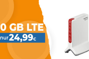 Internet @home - 150GB LTE5G bis zu 50Mbits im Download nur 24,99 Euro monatlich und AVM FRITZ!BOX 6820 LTE für 1 Euro