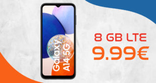 Samsung Galaxy A14 5G für einmalig 39 Euro mit 8GB LTE & 30€ Wechselbonus nur 9,99 Euro monatlich